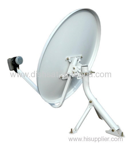 ku 80cm parabolic satellite TV antenna