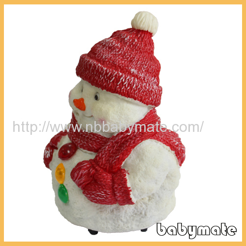 10red hat and scarf soft snowman
