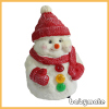 10&quot; red hat and scarf soft snowman