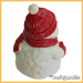 10" white body soft snowman