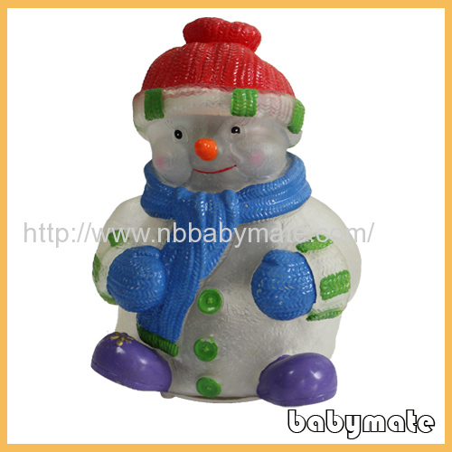 10" body transparent snowman