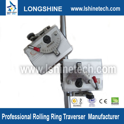 Rolling ring traverse high speed linear motor