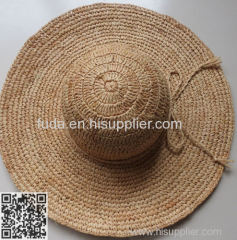 lady fashion raffia hat for SS2014