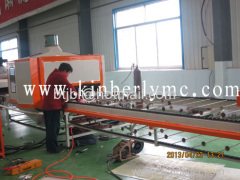 Stone coated steel roof tiles production line