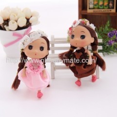 12cm two braids fashion doll confused doll