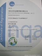 TS16949 CERTIFICATE