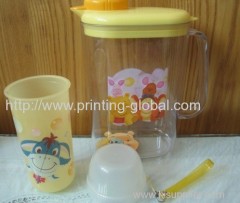 Hot stamping foil for plastic water cup