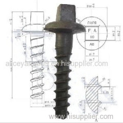 Screw Spikes Rail Spikes Rail Screw Spikes