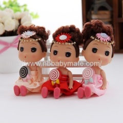 12cm plain color dress confused doll