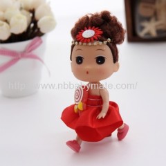 12cm plain color dress confused doll