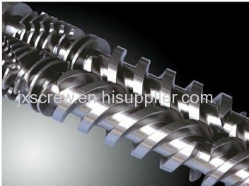 twin screw barrel for pasltic and rubber machines