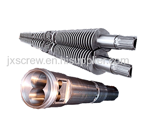 conical twin screw barrel