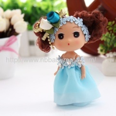 12cm flowers plastic confused doll