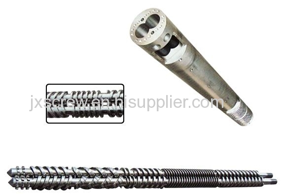 parallel twin screw barrel