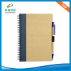 Faric recycled notebook with ball-pen