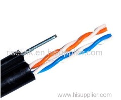 LAN NETWORKING CABLE Twisted cable with messenger