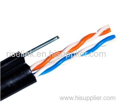 LAN NETWORKING CABLE Twisted cable with messenger