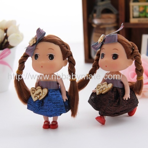 12cm long plait fashion doll confused doll