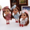 12cm dot dress plastic confused doll