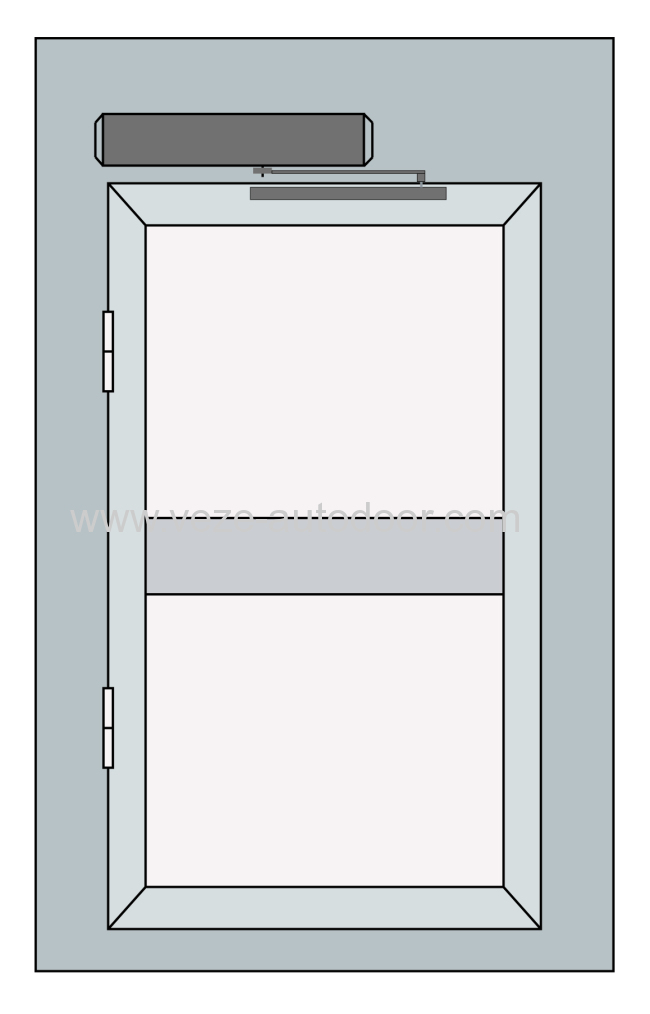 swing door opener system