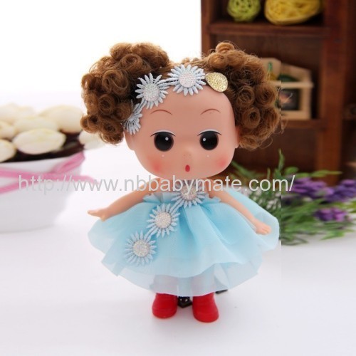 18cm with flowers fashion confused doll