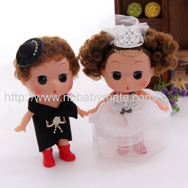 L003 18cm lovers fashion doll confused doll