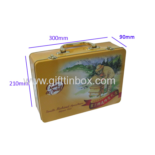 Gift biscuit tin box 