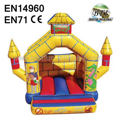 Hot Sale Yellow Inflatable Dragon Castle