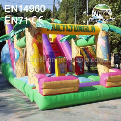 Residential Jungle Inflatable Slides