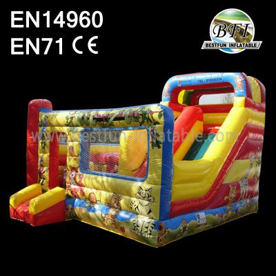 High Quality Cute AnimalInflatable Slide