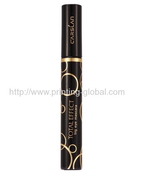 Hot stamping foil for cosmetic mascara tube