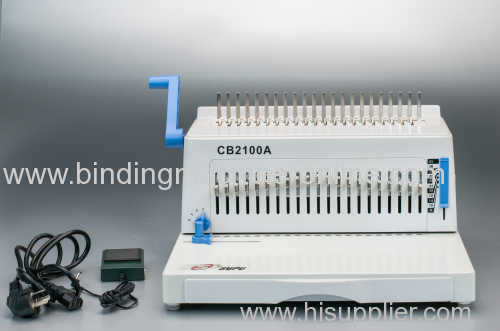 Office electric comb binding equipment