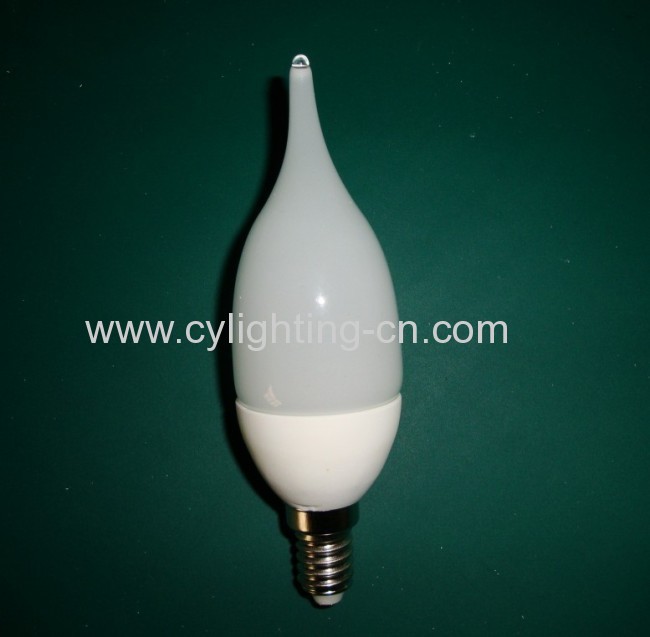 3W E14 Base Ceramic Shell LED Candle Lamp