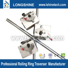 Rolling ring drive convert linear motion to rotational motion