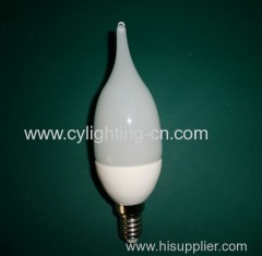 3W E14 Base Ceramic Shell LED Candle Lamp