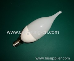 3W E14 Base Ceramic Shell LED Candle Lamp