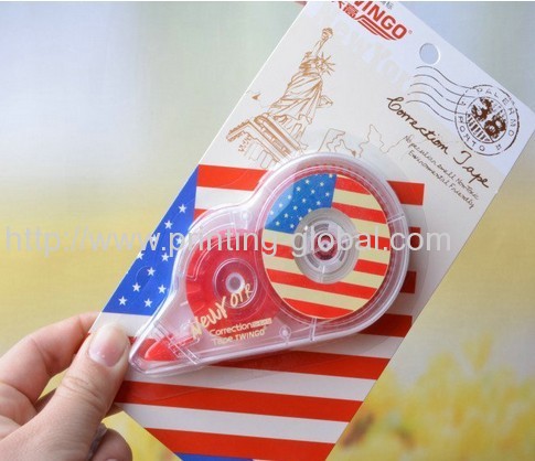 Hot stamping printing foil for correction tapes 
