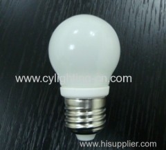 3W LED Bulb With Ceramic Radiator Milk White Glass Cover