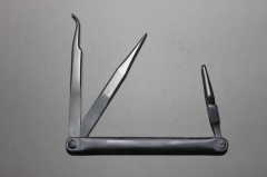 Tweezers can be folded
