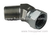 Hydraulic Male Pipe x Female Pipe Swivel 45° Elbow