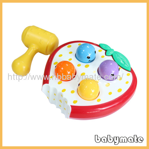 knocking insect game plastic toy