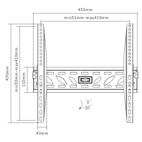 Economical PDP TV Wall Mount Bracket