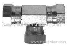 Hydraulic Female Pipe Swivel (NPSM) Union Tee