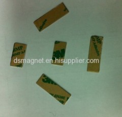 Black epoxy block NdFeB magnet with Strong 3M Self-Adhesive