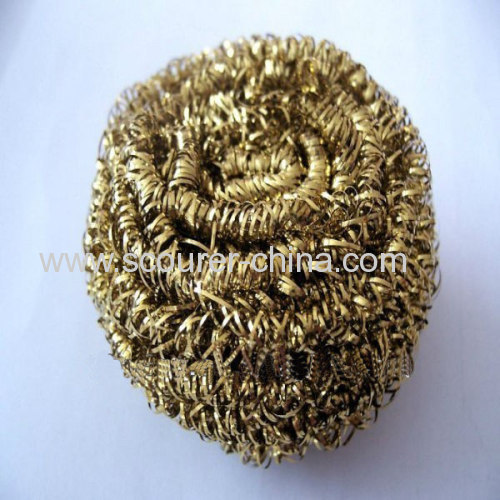 Quick Assured Quality brass spiral scourer/cleaning ball/sponge