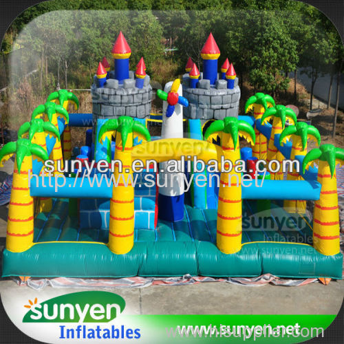 inflatable big castle fun city