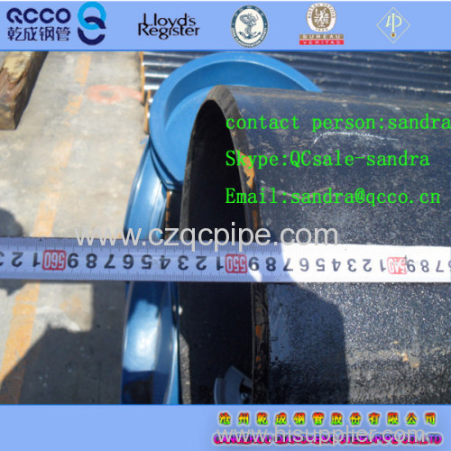 API 5L X56 carbon seamless pipeline used for conveying gas oil ect