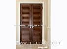 Inward Swing Solid Timber Door For Residential Building / Villas