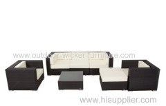 Europe sectional outdoor plastic sofa
