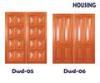 Crash-resistant Timber Composite Doors with Locks , Handles